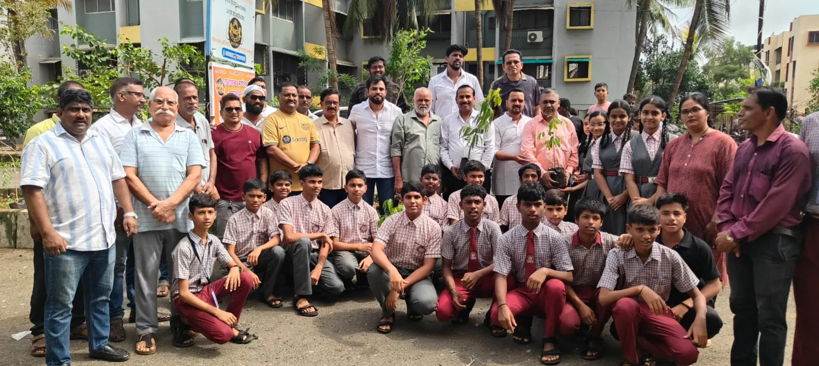 BVA युवा आमदार क्षितिज ठाकुर के जन्मदिन १० जुलाई को  नायगांव में 4300 पौधों का वृक्षारोपण, पर्यावरण संरक्षण का दिया संदेश
